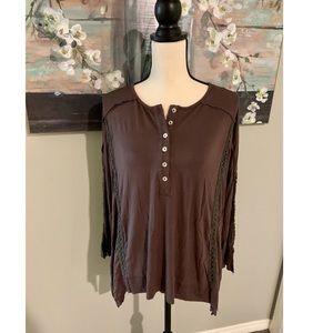 *LAST ONE* large POL High low Dolman top